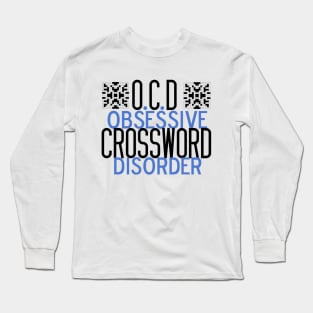 Obsessive Crossword Disorder Long Sleeve T-Shirt